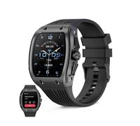 Ksix Hero 2 Smartwatch, Ips 1.76", Batería 7 Días, Ip68, Caja Aleación Zinc Gris, Correa Silicona Negra