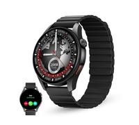 Ksix Horizon Smartwatch, Gps, Pantalla Amoled 1.43", Autonomía 10 Días, Brújula Digital, 3 Atm, Modo Deporte Y Salud, Negro