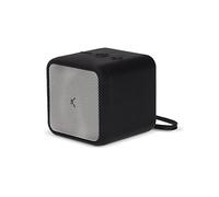 KSIX Kubic Box, Altavoz inalámbrico portátil, Autonomía hasta 4 Horas, Llamadas, True Wireless Stereo, Ranura Micro SD, Negro