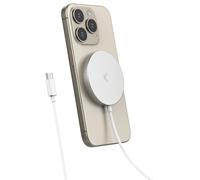 Ksix MagniBoost Cargador Inalámbrico Compatible Apple Magsafe con Wireless Charging 2.0 Blanco