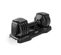 KSIX Mancuerna ajustables 11kg, 8 Pesos ajustables, Entrenamientos de musculación indoor, Pesa regulable hasta 11kg, Agarre ergonómico, Para gimnasio o hacer deporte en casa