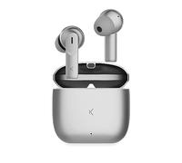 Auriculares Inalámbricos Ksix Meteor, Estuche Metálico, Enc, Autonomía 4+28 H, Control Táctil, Asistentes De Voz, Plateado