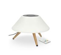 KSIX Omni Lámpara con Altavoz inalámbrico Lamp KSIX y Carga rápida inalámbrica. 10W, Qi Charger. Luz Ambiente 7 Colores. Control Remoto. TWS (True Wireless Stereo)