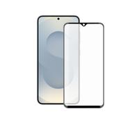 Ksix Protector De Pantalla Para Galaxy S25. Vidrio Templado, Resistencia 9h, Grosor 0,3 Mm, Borde Negro, Negro