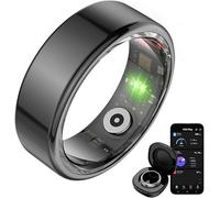 KSIX Saturn Negro Anillo Unisex Monitorización Actividad Sueño Nuevo