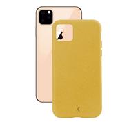 Ksix Silk Funda Eco-Friendly Amarilla para iPhone 11