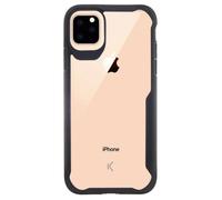 Ksix Silk Funda Flex Armor Transparente con Borde Negro para iPhone 11 Pro