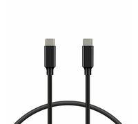 Ksix smart your tech cable de carga y datos usb-c a usb-c 100 w, chip