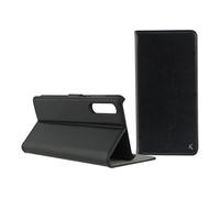 KSIX smart your tech Funda con Tapa para Xiaomi MI 8 Pro, Semirrígida, Standing, Negro