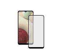 KSIX smart your tech Protector de Pantalla para Galaxy A12, Vidrio Templado, Grosor 0,33 mm, Negro