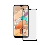 KSIX smart your tech Protector de Pantalla para LG K41S, Vidrio Templado, Grosor 0,33 mm, Negro