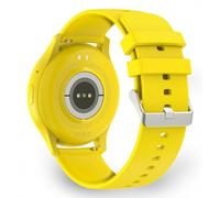 Ksix - Smartwatch Core, Pantalla AMOLED 1,43", Aut. 5días, Modos deporte y salud, Llamadas, Asistentes voz, Sumergible, Amarillo