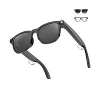 KSIX Spectrum - Gafas Inteligentes con cámara Full HD, traducción instantánea IA en 78 Idiomas, Asistente de Voz HeyCyan, 8 MP, Panel táctil, Lentes UV400 Intercambiables, 8 h autonomía