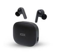 KSIX UltimAI Auriculares traductores, Autonomía 20 + 6 Horas, IA ChatGPT® y Deepseek®, Traducción en Tiempo Real, Llamadas, Asistente de Voz, Inalámbricos