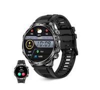 KSIX Venture Reloj Inteligente Hombre con Llamadas y Notificaciones de App Pantalla 1.85'' - Smartwatch Deportivo con Monitor de Salud, Modos Deporte, Linterna, Impermeable- Compatible iOS y Android