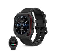 Ksix Zenthium Smartwatch, Amoled 1.32", Batería 30 Días, Ip68, Correa Silicona, Negro