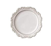 ksjdieunf Platos De Postre platear De Cena Cerámica Con Relieve Retro, Vajilla Pasta Occidental, For El Hogar, Postre, Ensalada Vajilla De Cena