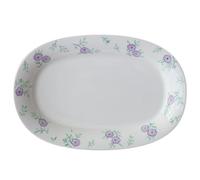 ksjdieunf Platos De Postre platear De Cena Porcelana Hueso Color Esmaltado Flores Pintado A Mano, Hondo Ovalado Grande For Ensalada, Cerámica Vajilla De Cena
