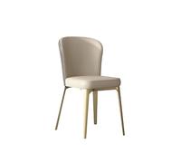 ksjdieunf Sillas de Oficina para el hogar Silla de Comedor Moderna y Sencilla, Ligera Lujo, for Uso doméstico, pequeña, Estilo nórdico, Cuero Italiano Salón y Ocio