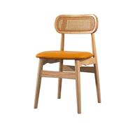 ksjdieunf Sillas de Oficina para el hogar Silla de Comedor ratán, Silla for Exterior, Cuero Suave, Ideal for balcón, Patio y Ocio Salón y Ocio