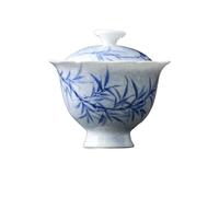 ksjdieunf Tazas Para Juego De Té Cuenco cubierto con tinta teñida y pintado a mano for uso doméstico en la sala de estar sin que se caliente mientras se prepara el té Tazas Para Fiestas De Té