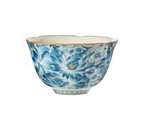 ksjdieunf Tazas Para Juego De Té Taza de girasol y flores, taza de té de Kung Fu, taza de anfitrión dedicada Personal, taza de té de estilo chino con una sola grieta Tazas Para Fiestas De Té