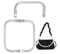 KSJEHW 2 Uds. Marco Tubular Interno de 16 x 8.5 cm Bisagra Interna Tubular de Aluminio, Marco de Bolsa para Bolsa de DIY, Bolsa de Alfombra para Bolas de Masa Hervida
