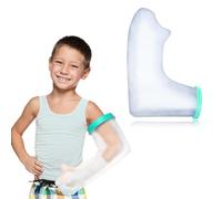 KSJEHW Funda Escayola Brazo Niño, Impermeable Protector Escayola Brazo para Muñeca Rota, Codo, Dedos, Heridas, Quemaduras, Cubre Escayola Brazo Niño Mantenga Las Heridas y el Vendaje Secos(50x35cm)