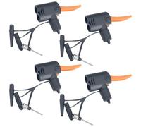 KSJEHW Juego de 4 Adaptadores de Válvula para Bicicleta y Coche, Boquilla Universal para Bomba de Aire, Conector Multifuncional para Válvulas Presta, Schrader y Dunlop, Accesorios de Inflado