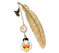 KSJEHW Marcapaginas Especiales Originales, Marcadores Clásicos, Marcapáginas de Hojas de Plumas de Metal, Sombrero Seleccionador, Andén 9 y 3/4, Harry, Un Regalo para el Mago