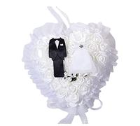 KSJOAIDDE Almohada de encaje para boda, para interiores, boda, playa, boda, almohada de amor
