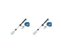 KSJOAIDDE Juego de 2 filtros de agua eléctricos para acuario, grava, sifón, aspirador, bomba limpiadora