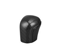 Ksjosji Coche Pegatinas Decorativas Tapa Pomo Palanca Cambios Coche Fibra Carbono Cabezal Palanca para Toyota para Corolla 19-24 para Camry 18-23 Interior Accesorios(Black Carbon Fiber)
