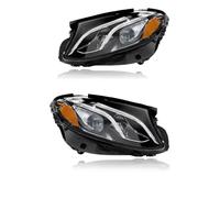 Ksjosji Faros 1 Par Faros Delanteros LED 12 V Para Coche, Para Benz Clase E W213 E300 E400 2017 2018-2021 Faros Delanteros Derecho Izquierdo Piloto principal(One pair)