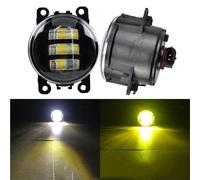 Ksjosji Faros Faros Antiniebla LED H11 12V 55W Faros Antiniebla Halógenos 990E0-65J36-000 Para Suzuki Para Jimny Para Grand Para Vitara 98-15 Piloto principal(LED-Double light)