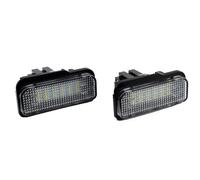 Ksjosji Luz de Matrícula Para Benz Clase E W211 S211 Para Clase Para CLS W219 Clase C S203 Clase SLK R171 Canbus Luz LED Blanca Para Placa Matrícula Luces de Placa del Auto(Pair)