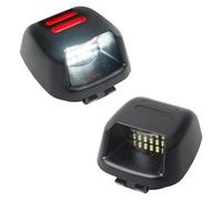 Ksjosji Luz de Matrícula Para Nissan Para Navara D40 2005-2016 SMD Luz LED Matrícula 2 Piezas Luces de Placa del Auto