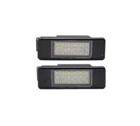 Ksjosji Luz de Matrícula Para Peugeot 106 1007 307 308 3008 406 Luz LED Placa Matrícula Lámpara Canbus 2 Piezas Luces de Placa del Auto