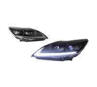 Ksjosji Montaje Faros Conjunto Faro LED Para Coche Proyector Lámpara Cabeza Luz Circulación Diurna Para Ford Para Focus 2009 2010 2011 2012 2013 Delanteros Automóvil