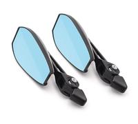 Ksjosji rétroviseurs pour Espejo retrovisor Universal para Motocicleta eléctrica, Giratorio 360°, Convexo, Plano, Reflectante, luz Azul, antideslumbrante. Retroviseur