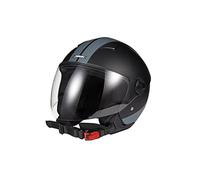 KSK Miami Jet - Casco para Chorro, Color Negro