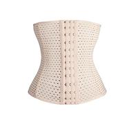 KSKshape Fajas Reductoras Mujer Cintura Zapatillas corsé para Transpirable para Mujer Espalda Apoyo Faja,Beige-11,2XL