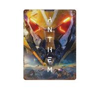 KSOXDAITIP Póster de himno de videojuegos, decoración de pared, póster de metal moderno, decoración del hogar, póster de metal, decoración del hogar, bar, tienda, letrero vintage, regalo, 15.7 x 11.8