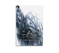KSOXDAITIP Póster de la película Troya, lienzo decorativo para pared e impresión artística moderna para decoración de dormitorio familiar, 40 x 60 cm