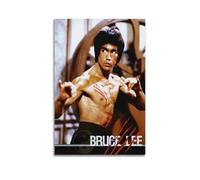 KSOXDAITIP Póster decorativo de Bruce Lee Flame (4) pósteres decorativos para pared e impresión artística moderna para dormitorio familiar, 20 x 30 cm