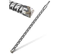 KSP-TEC Broca SDS Plus 20 x 600 mm | Broca para hormigón con 4 cortantes | Broca para piedra larga | Se envía en una práctica caja giratoria (SDS Plus 20 x 600 mm)