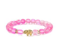 KSQS Lover Couple Bracelet Yoga Balancing Reiki Healing with Elephant for Christmas Thanksgiving, Piedra, Piedra