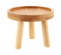 Ksrnsne Soporte para Plantas de Madera, Soporte para Macetas, Taburete Alto, Taburete Alto, BalcóN, Suculento, Estante Redondo para Flores para Interiores y Exteriores