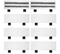 Kssvzz 8 Piezas Microfibra Compatibles con Kärcher EasyFix SC 2, SC 3, SC 4, SC 5, Reutilizable Limpiador Karcher Vapor Accesorios, Lavable Vaporeta Paños de Repuesto