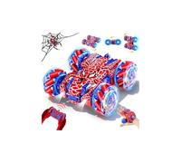 Kssvzz Coche Teledirigido Spider,2.4Ghz Monster Truck con Control Manual y Luces,360° Rotación Coche RC de Doble Cara,4WD Coches Teledirigidos para Niños 3 4 5 6 7 8 Años,Regalos Cumpleaños Navidad